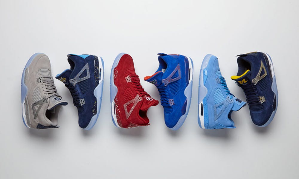 Nike Air Jordan 4 March Madness PE Pack Official Closer Look