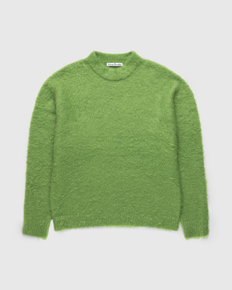 Hair Crewneck Sweater Pear Green