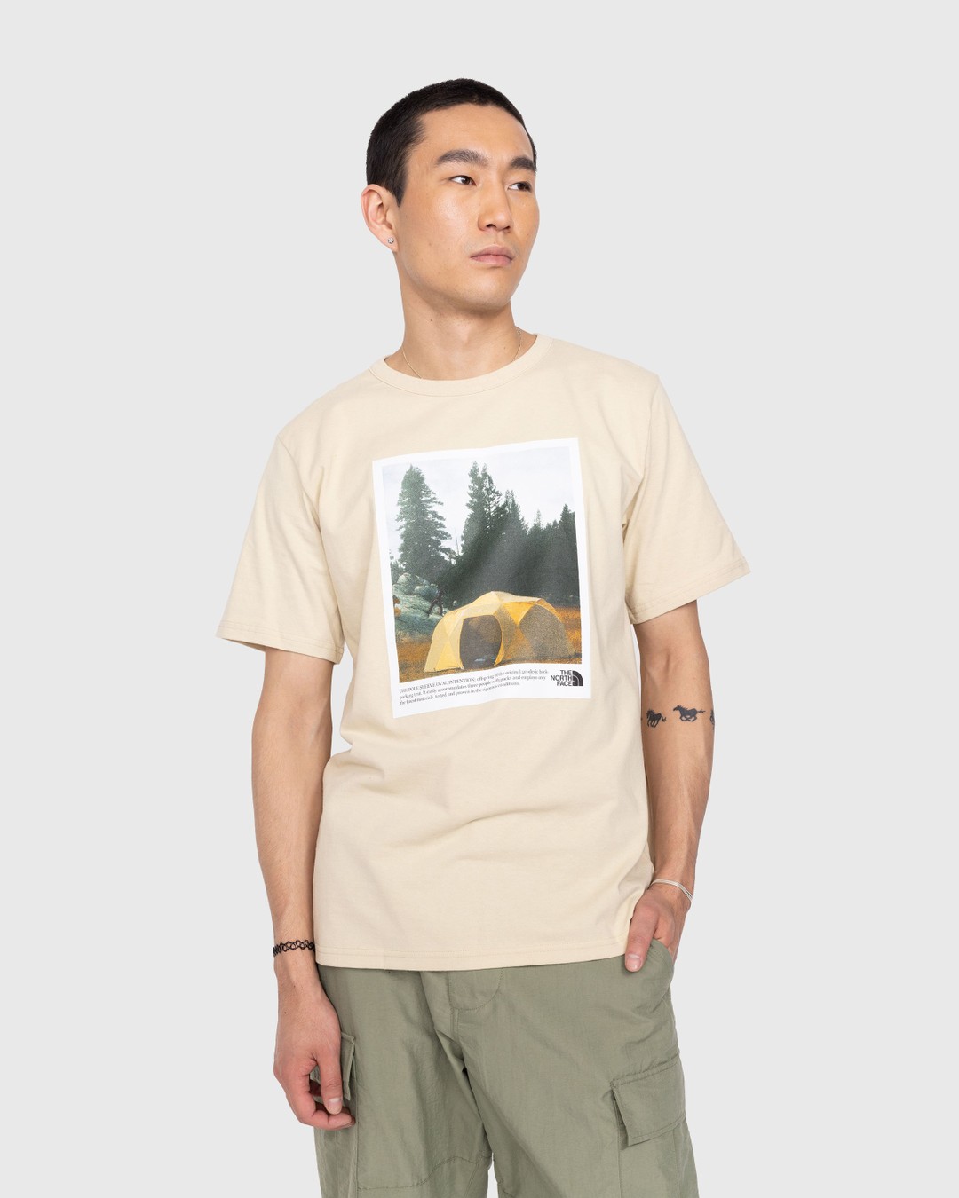 The North Face – Berk Ringer T-Shirt Gravel - T-shirts - Grey - Image 2