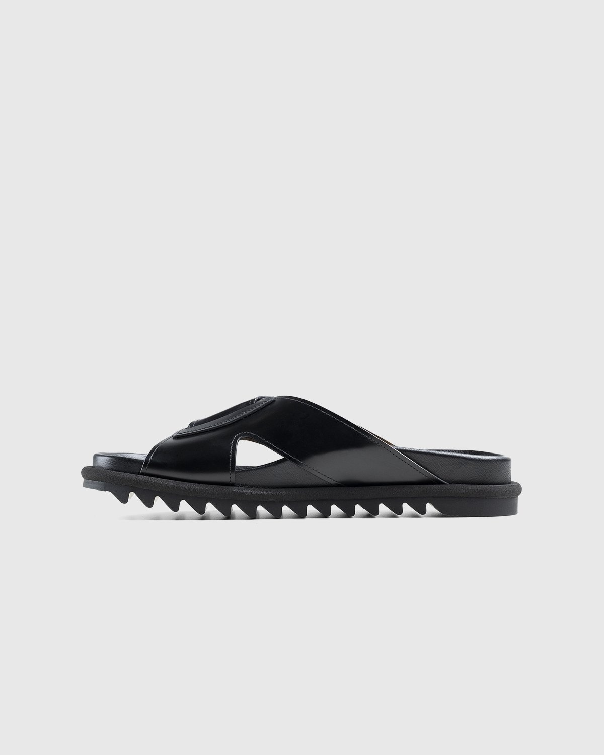 Dries van Noten – Leather Criss-Cross Sandals Black - Sandals - Black - Image 2