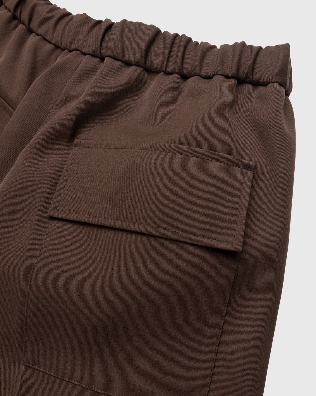Jil Sander – Wool Trousers Medium Brown - Pants - Brown - Image 4