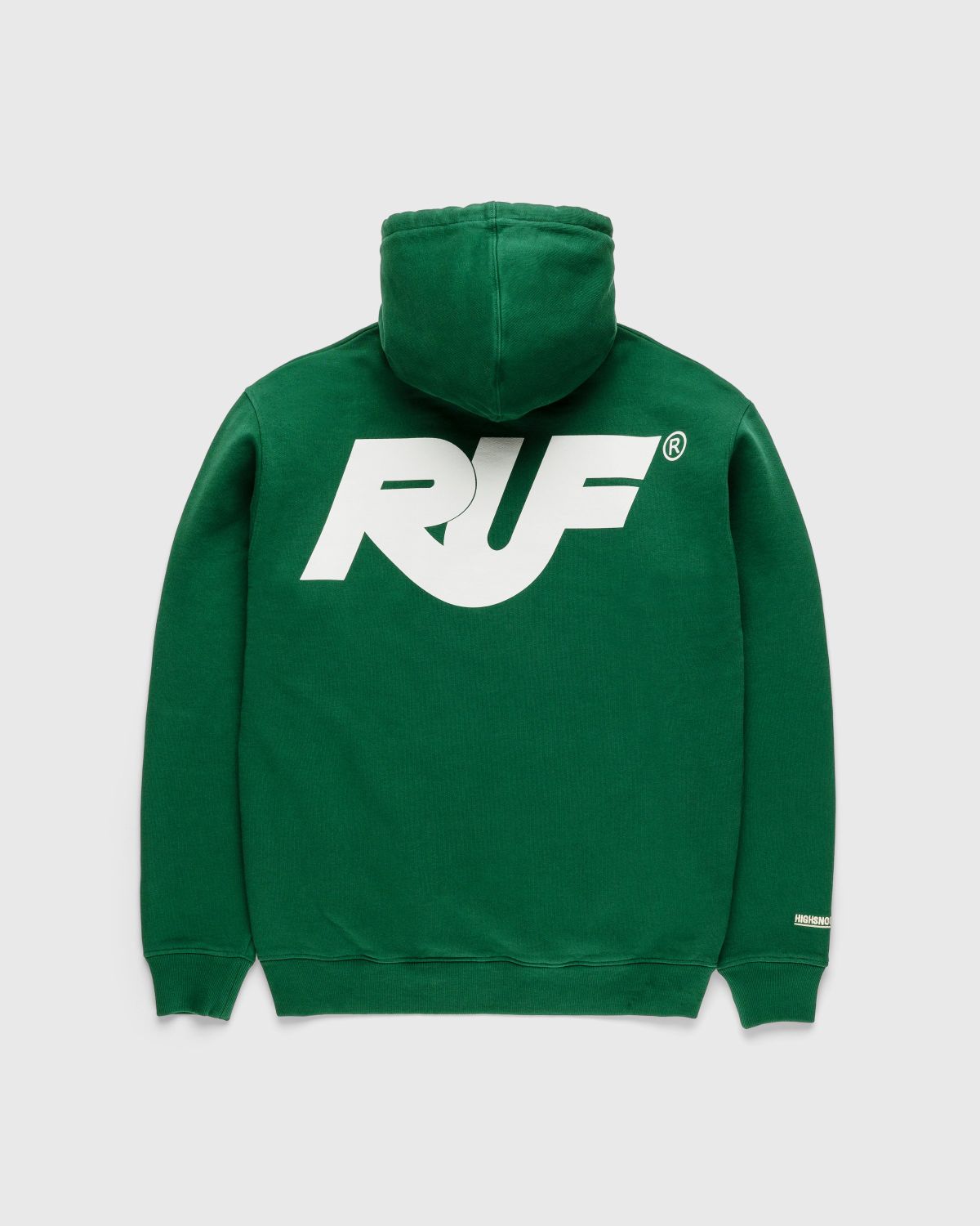RUF x Highsnobiety – Logo Embroidered Hoodie Green - Sweats - Green - Image 1