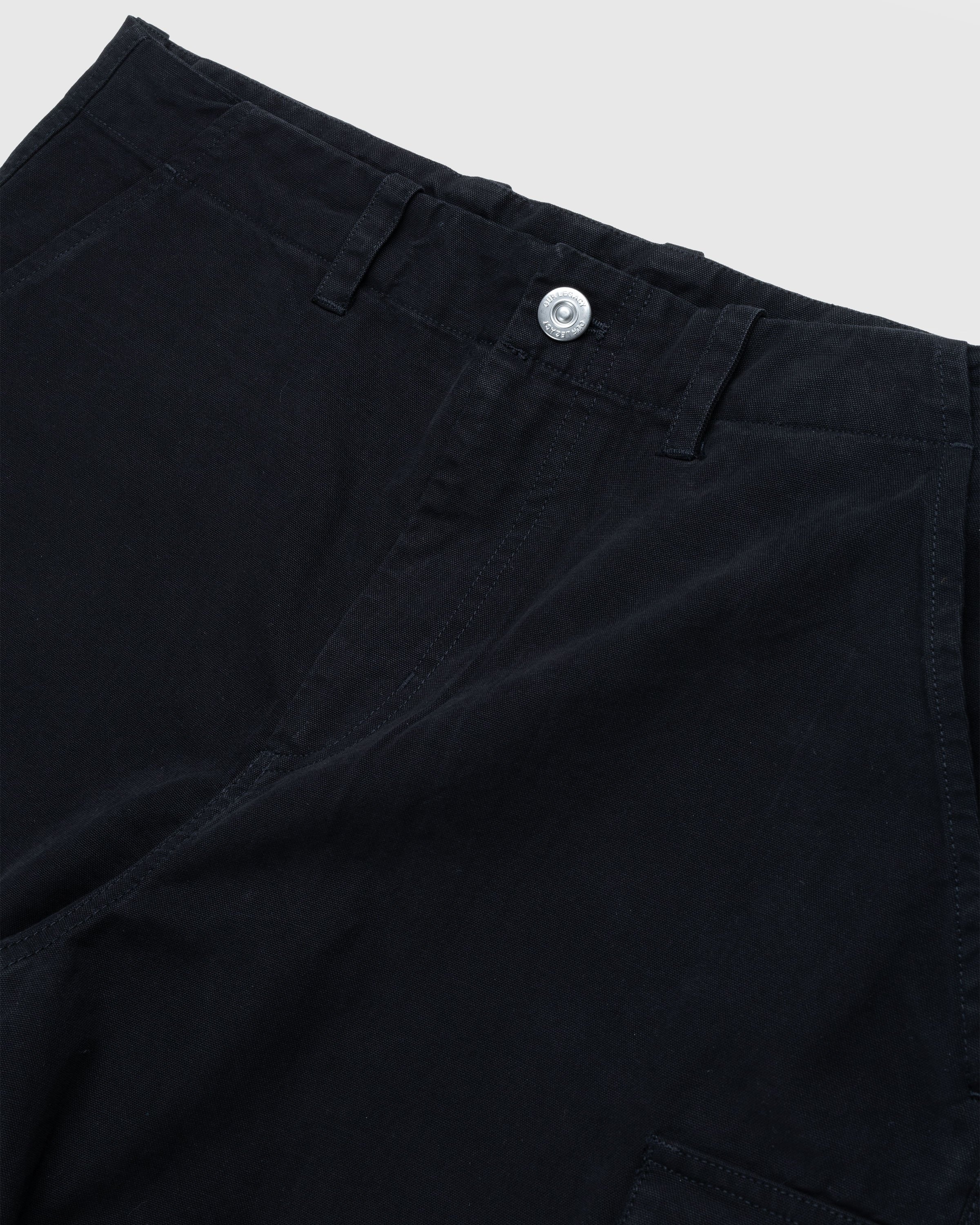 Our Legacy – Mount Cargo Black Canvas - Pants - Black - Image 6