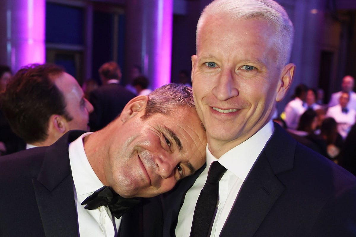 Anderson Cooper And Andy Cohen Nye 2024 Karee Marjory