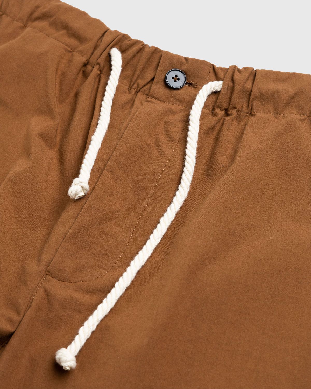 Jil Sander – Relaxed-Fit Cotton Trousers Tobacco - Pants - Brown - Image 4