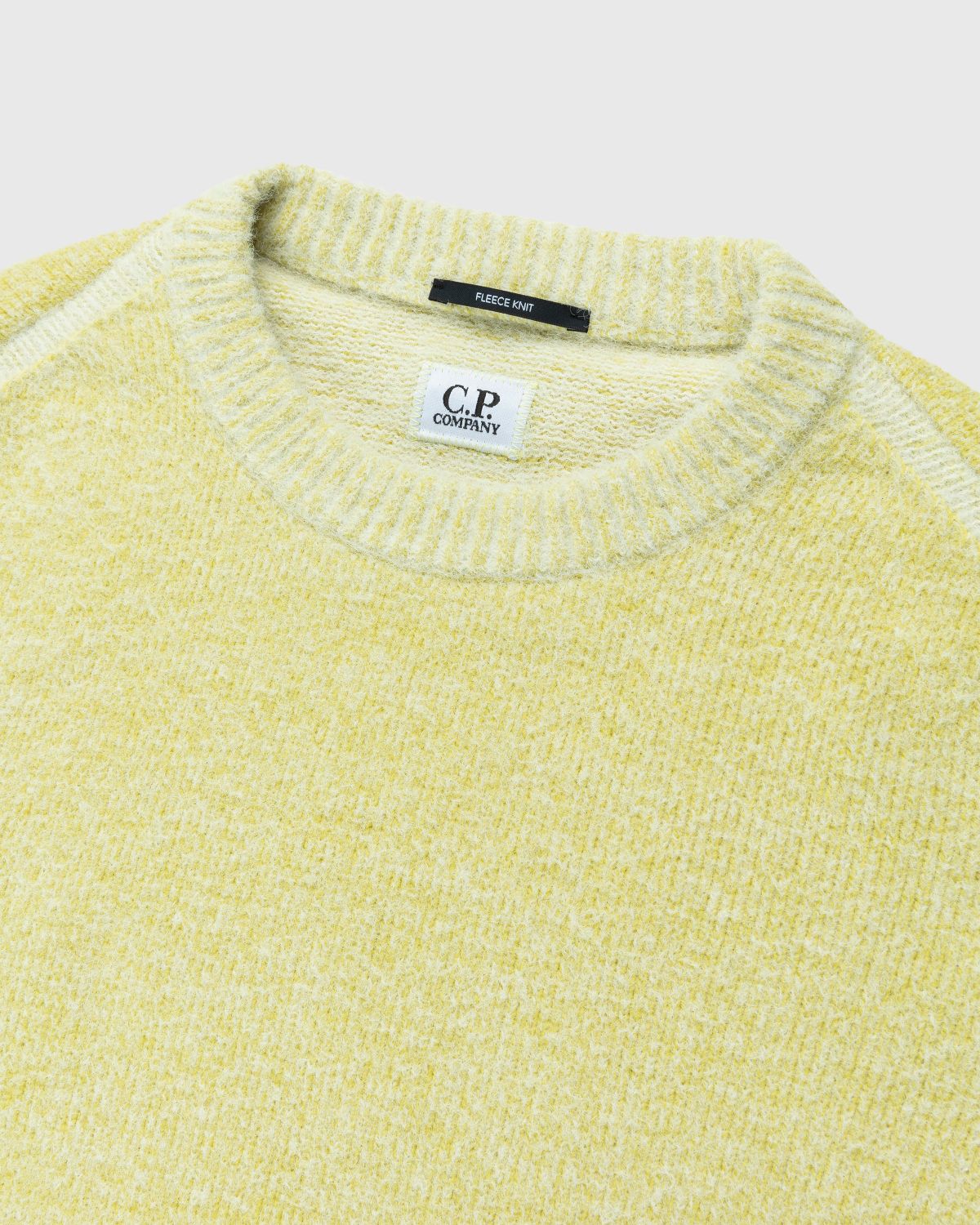 C.P. Company – Fleece Knit Jumper Yellow | Highsnobiety Shop