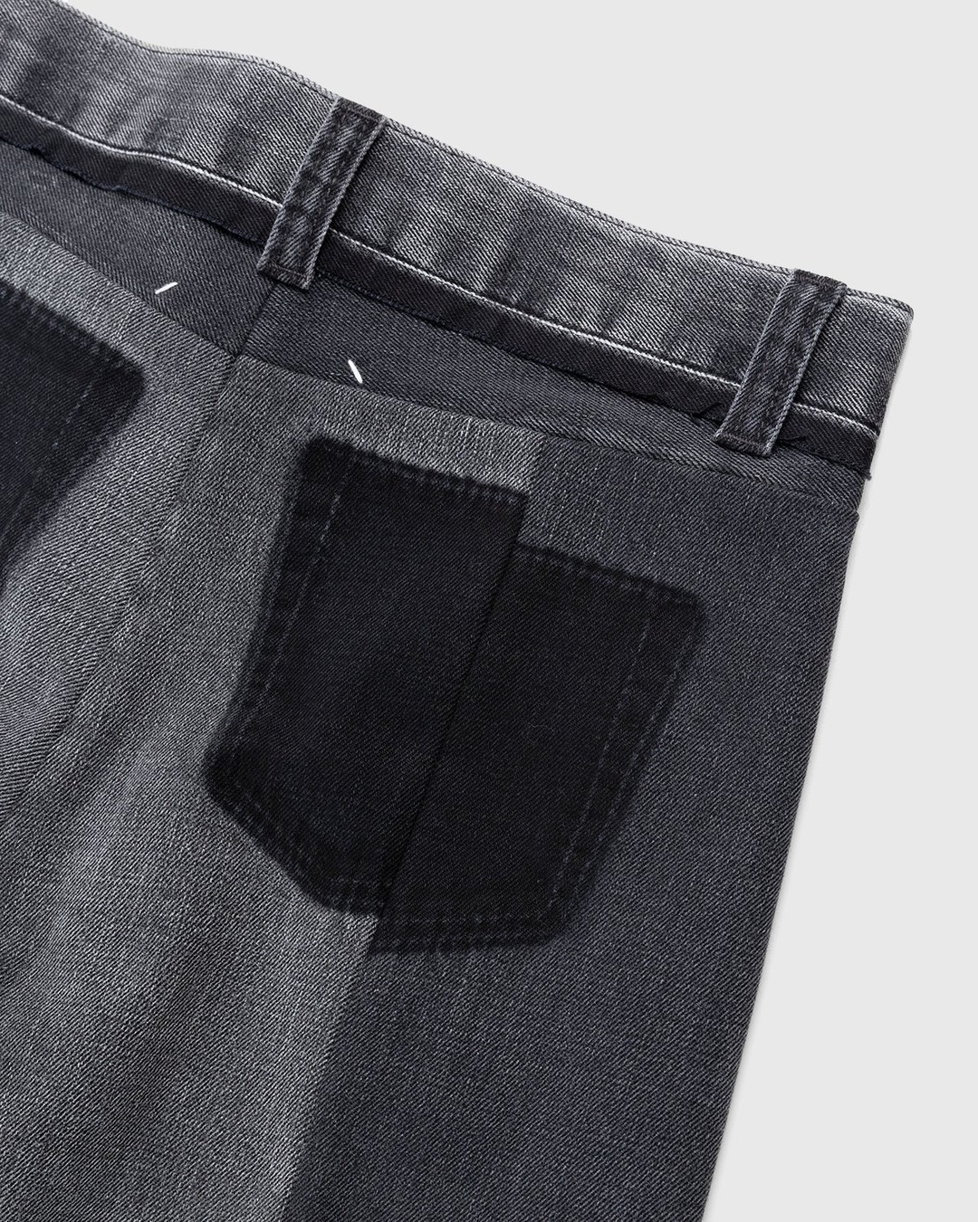 Maison Margiela – Spliced Jeans Black - Pants - Black - Image 7