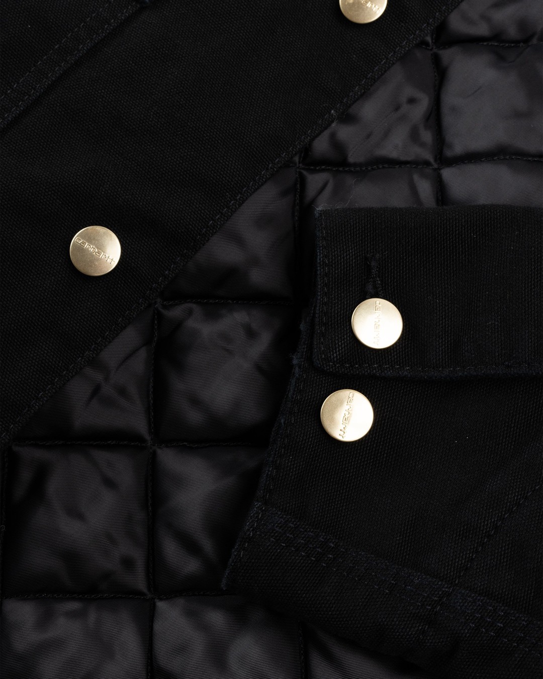 Carhartt WIP – OG Chore Coat Black/Aged Canvas - Outerwear - Black - Image 6