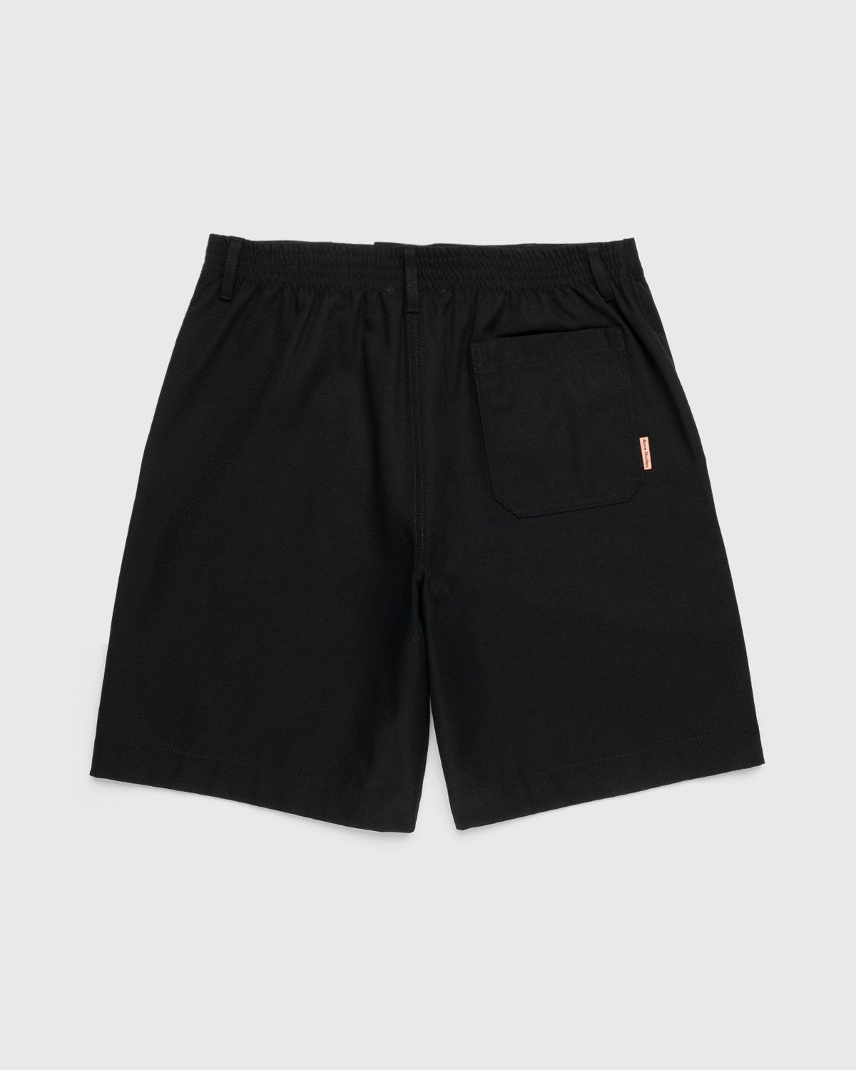 Acne Studios – Ringa Cotton Mix Twill Shorts Black - Shorts - Black - Image 2