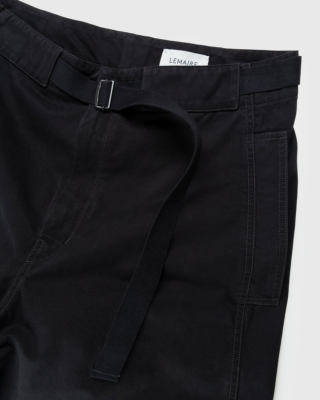 Lemaire – Utility Pants Black - Pants - Black - Image 4