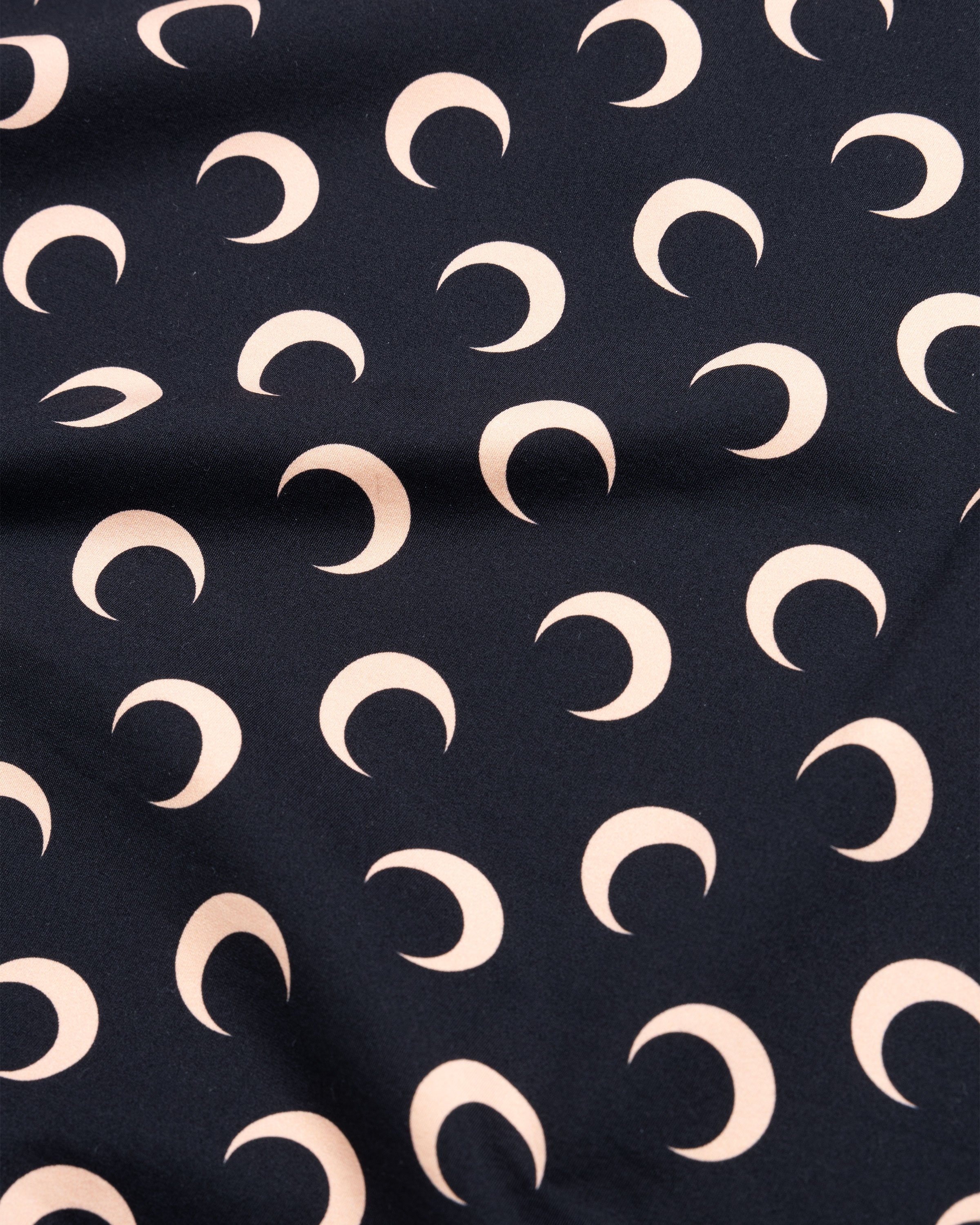 Marine Serre – All-Over Moon Print Second Skin Top Brown - Tops - Black - Image 5