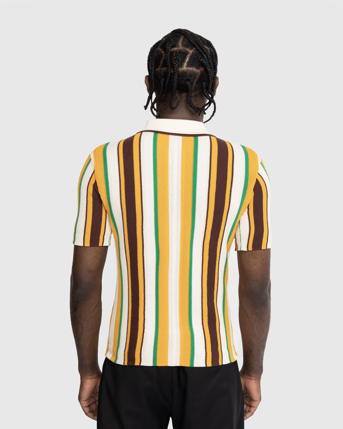 Wales Bonner – Optimist Polo Shirt Orange - Shirts - Orange - Image 3