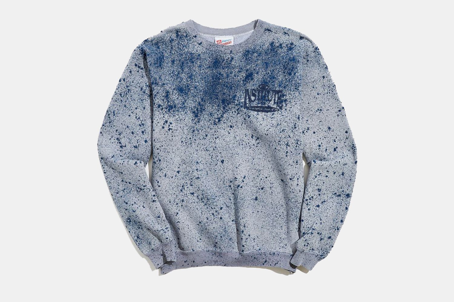 Recycled Placed Splatter Dye Sweatshirt
