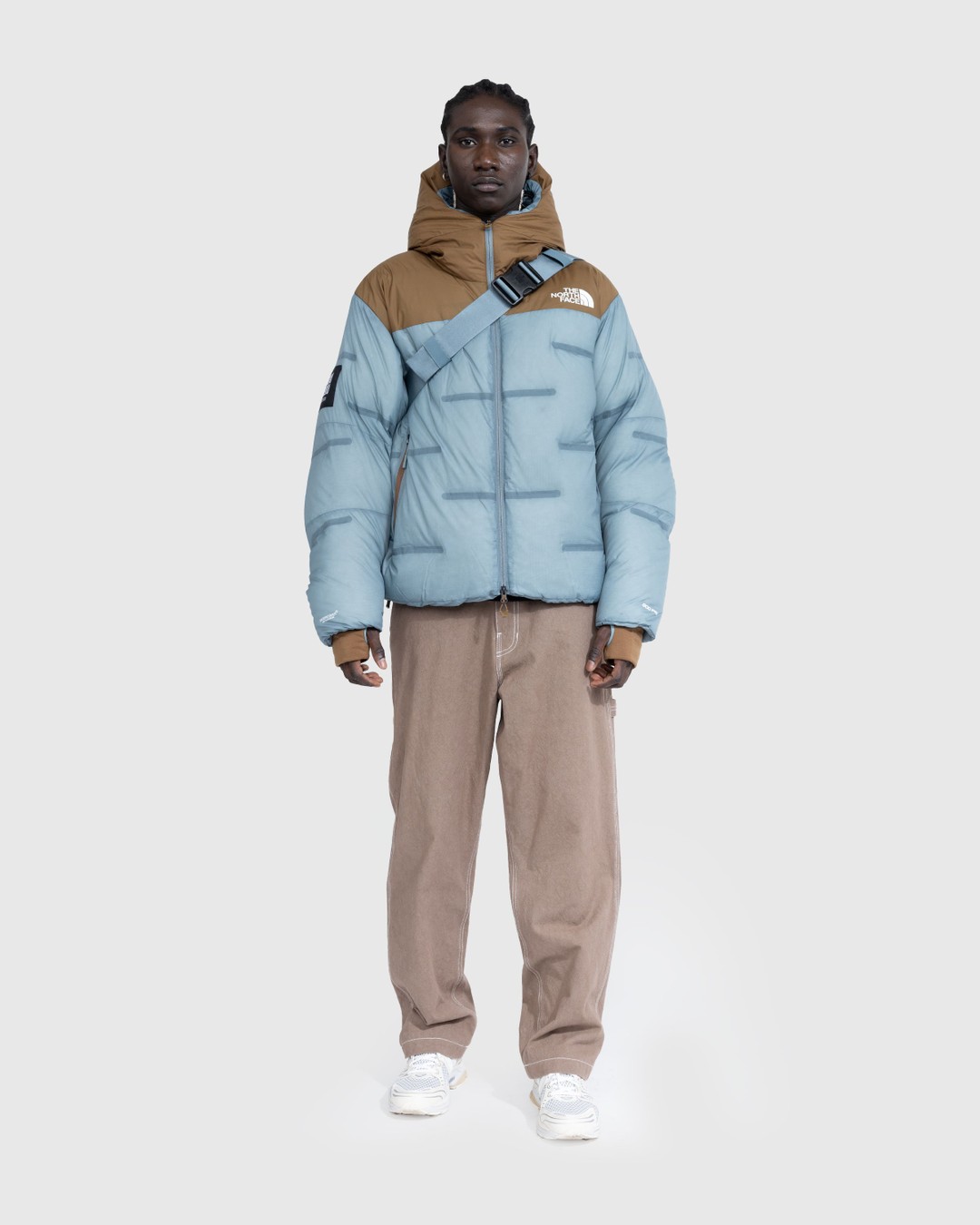 North face blue and gray jacket deals