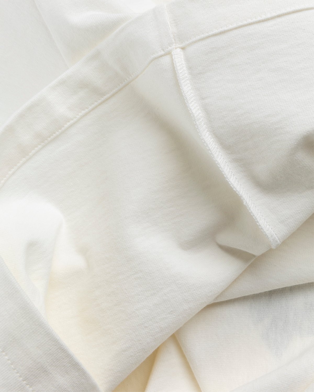 Jil Sander – Logo T-Shirt Natural - Tops - Beige - Image 4