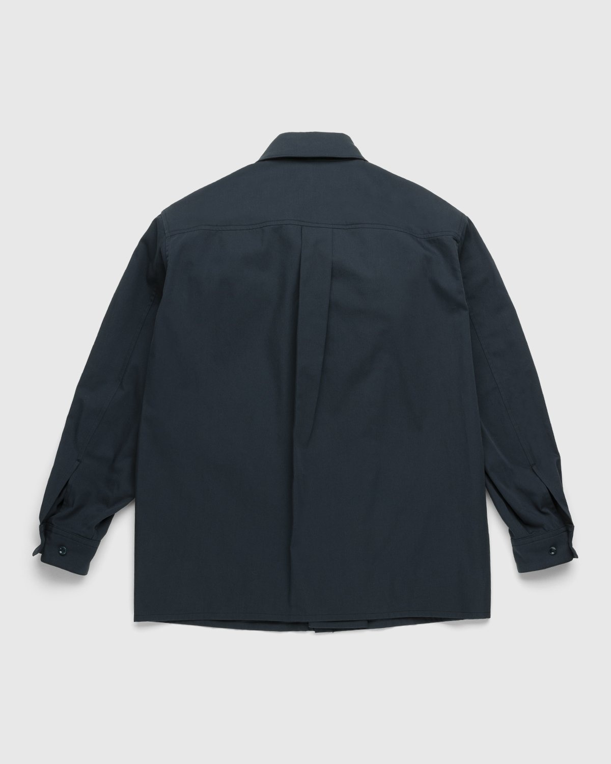 Lemaire – Brushed Blouse Shirt Top Vulcan Blue - Shirts - Blue - Image 2