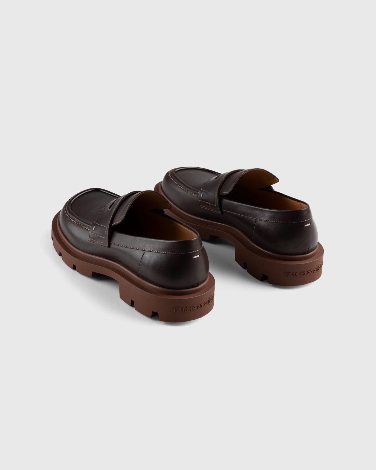 Maison Margiela – Lug Sole Loafers Brown - Shoes - Brown - Image 3