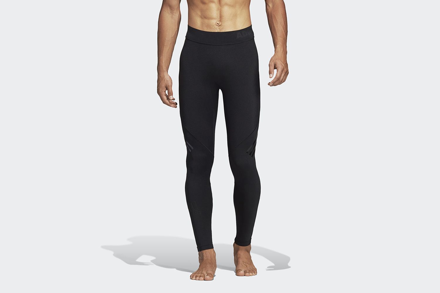 Alphaskin Tech 3-Stripes Long Tights