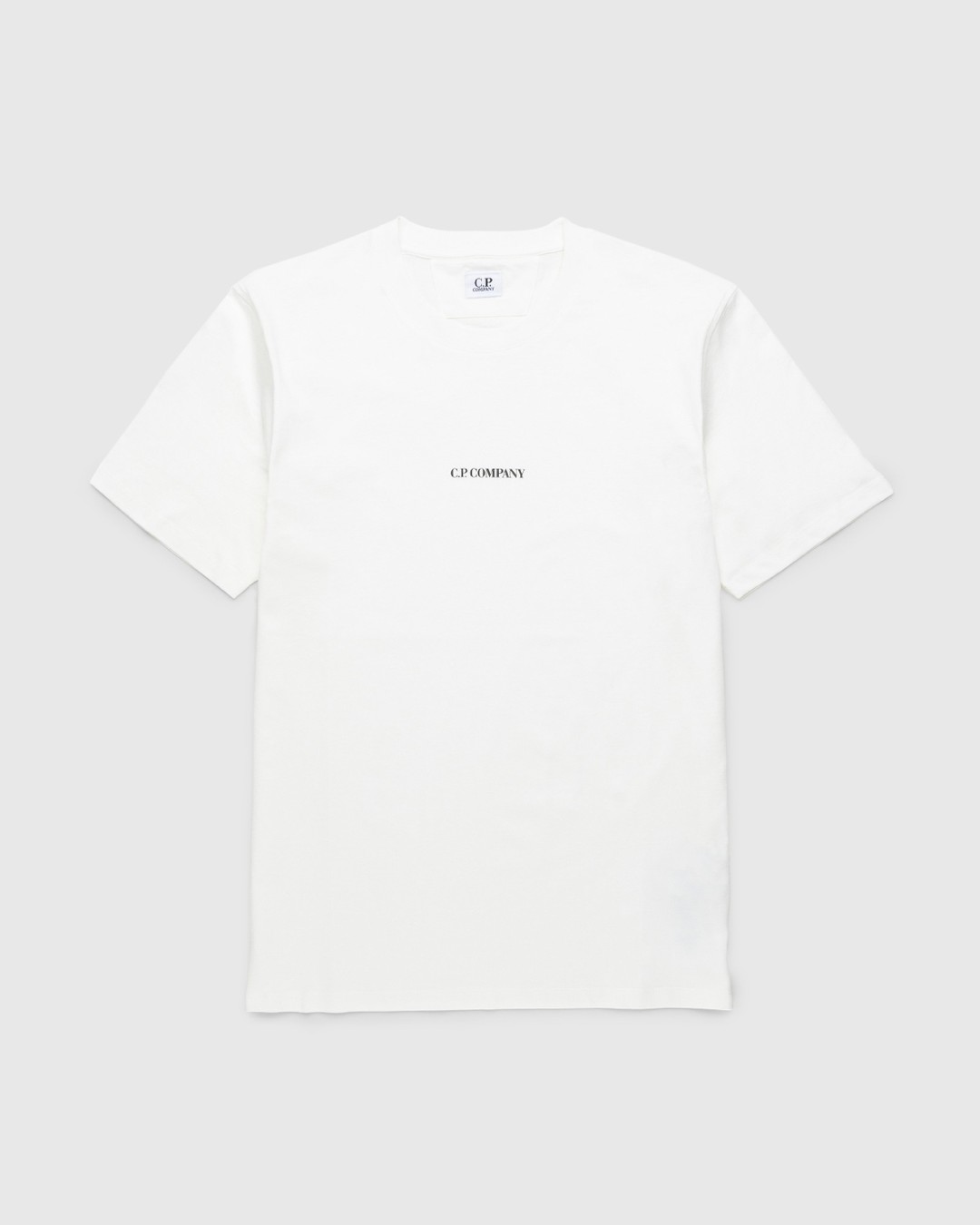 C.P. Company – 30/1 Logo T-Shirt White - Tops - White - Image 1