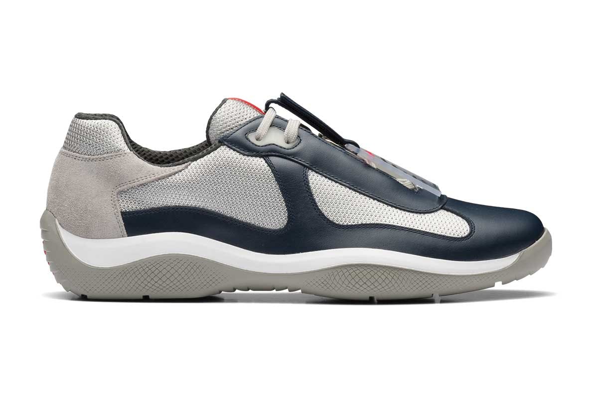 Prada's America's Cup Sneaker Original Colorways, Velcro