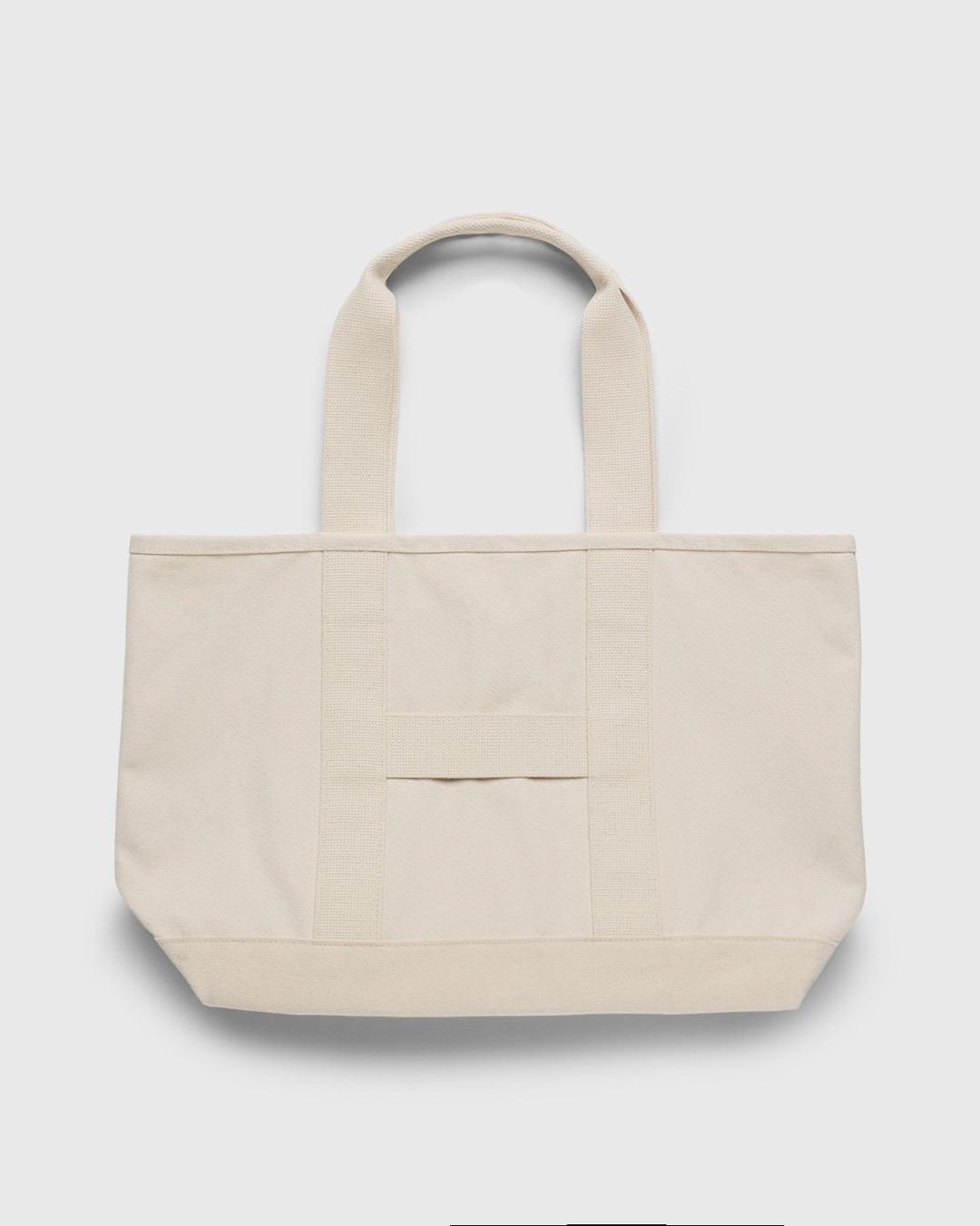 Highsnobiety – Large Canvas "H" Tote Natural - Bags - Beige - Image 1