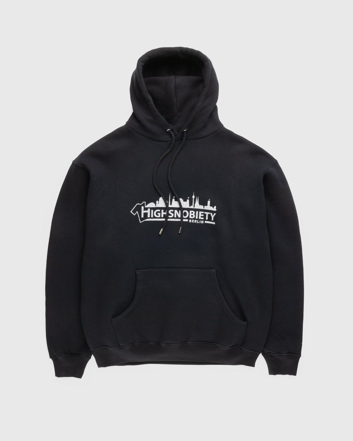 Live From Earth x Highsnobiety – BERLIN, BERLIN 3 Logo Hoodie Black - Sweats - Black - Image 1