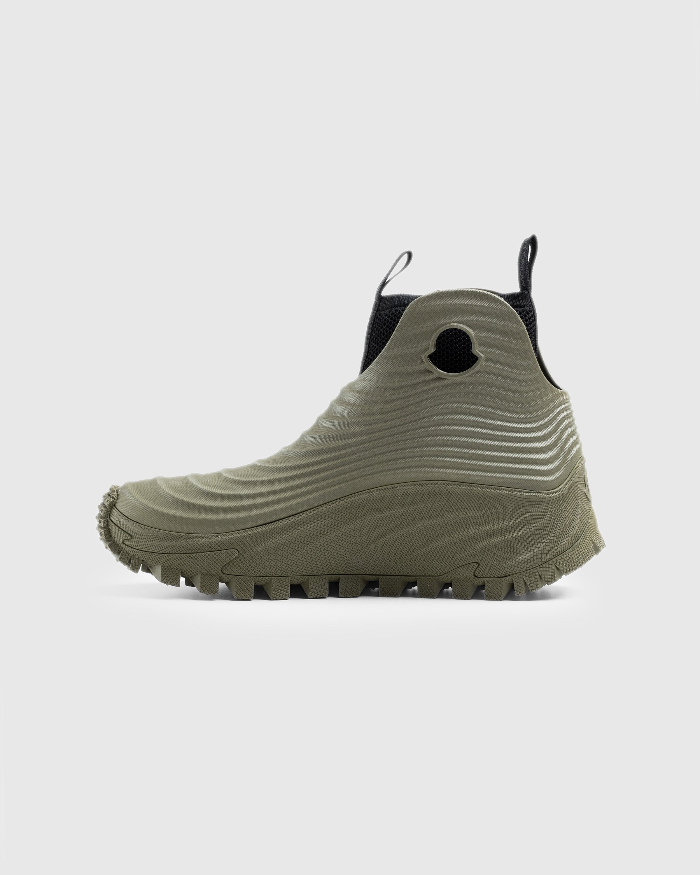 Moncler – Acqua High Rain Boots Khaki - Boots - Brown - Image 2