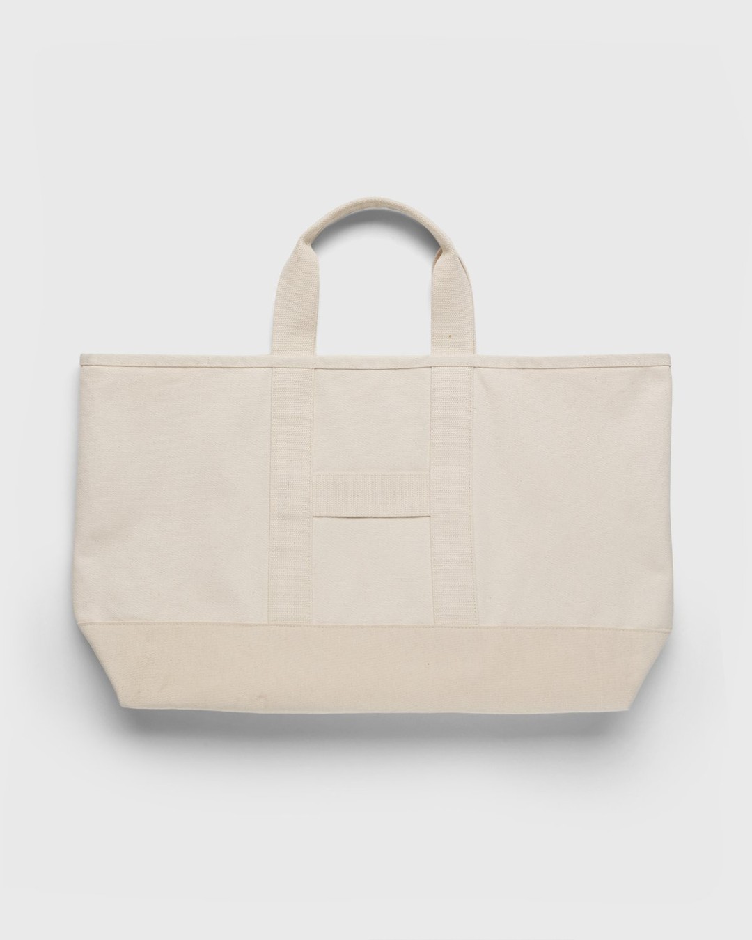 Highsnobiety – XL Canvas "H" Tote Natural - Bags - Beige - Image 1