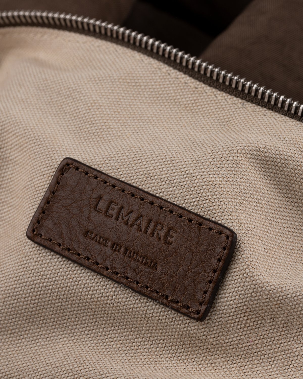 Lemaire – Soft Crossbody Bag Earth Brown - Bags - Brown - Image 5