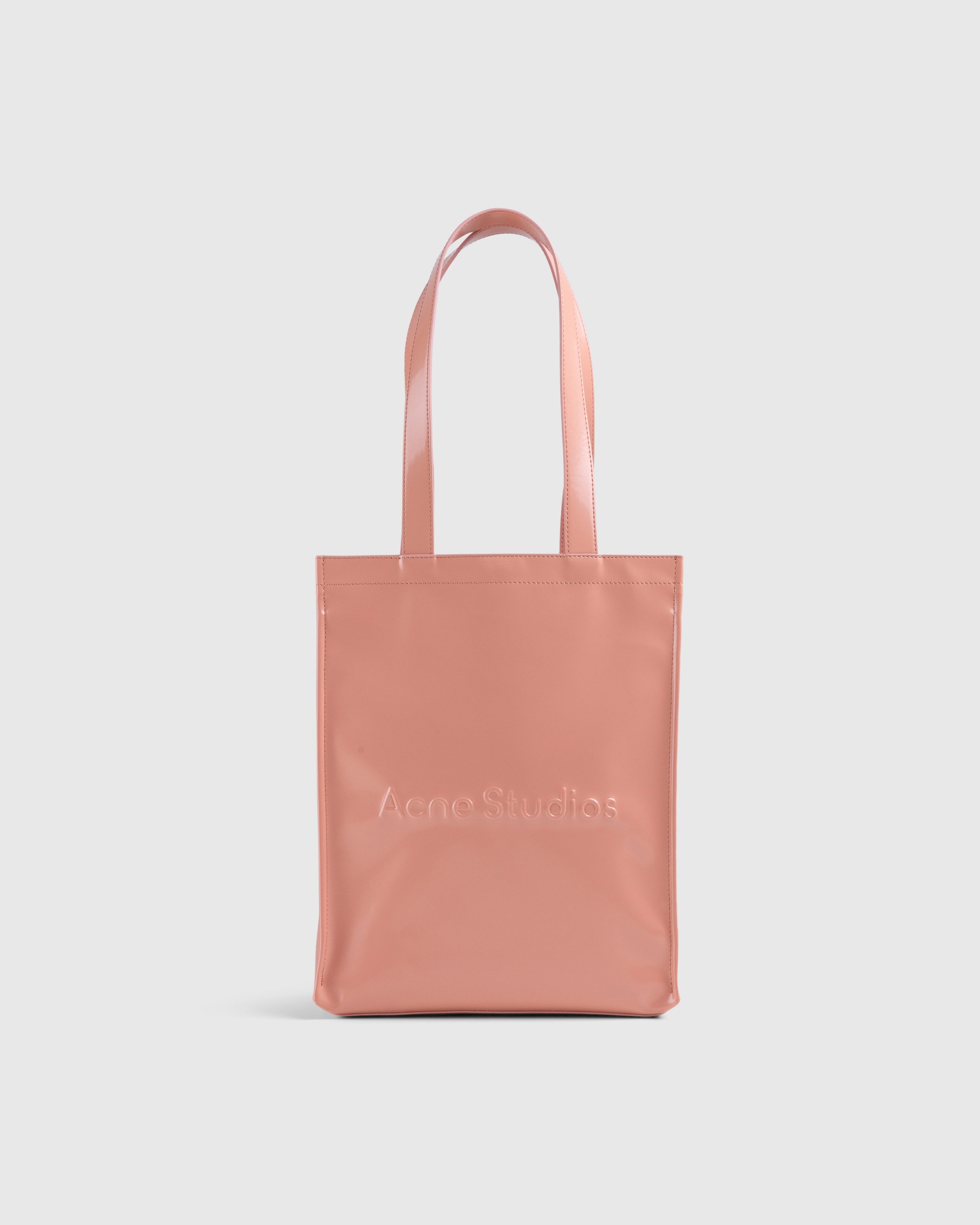 Acne Studios - Logo shoulder tote bag - Salmon pink