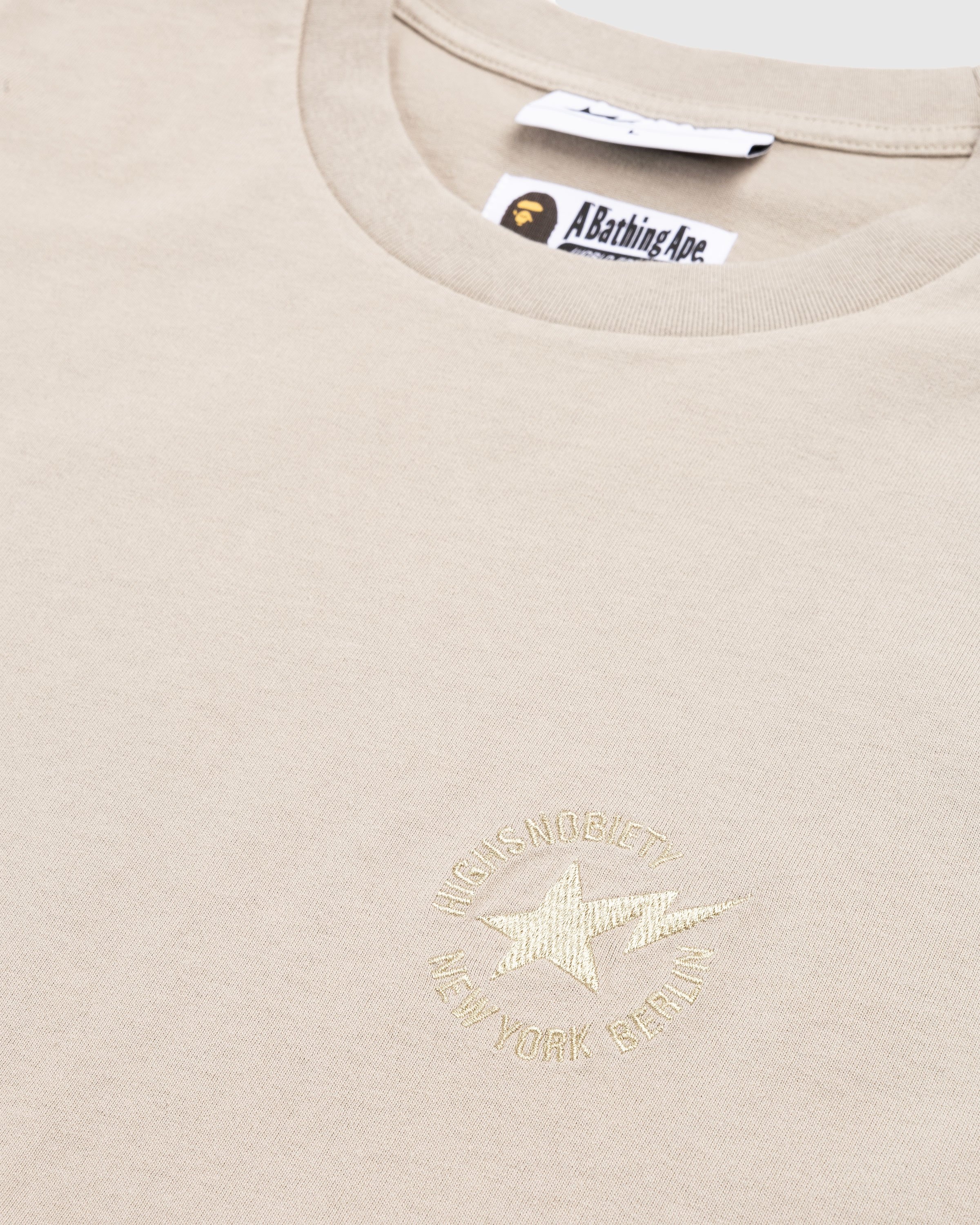 BAPE x Highsnobiety – Heavy Washed T-Shirt Beige | Highsnobiety Shop