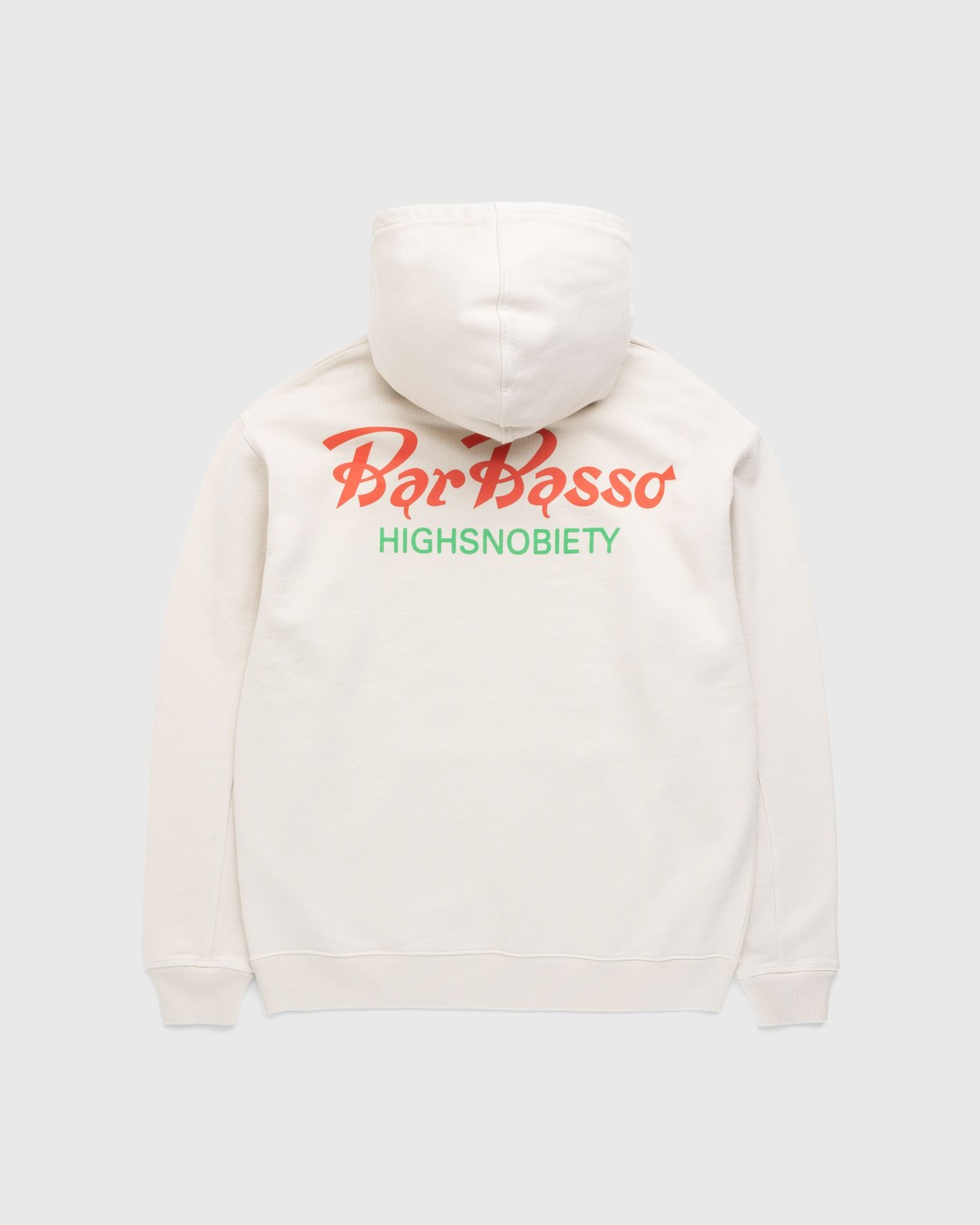 Bar Basso x Highsnobiety – Logo Hoodie Eggshell - Sweats - Beige - Image 1