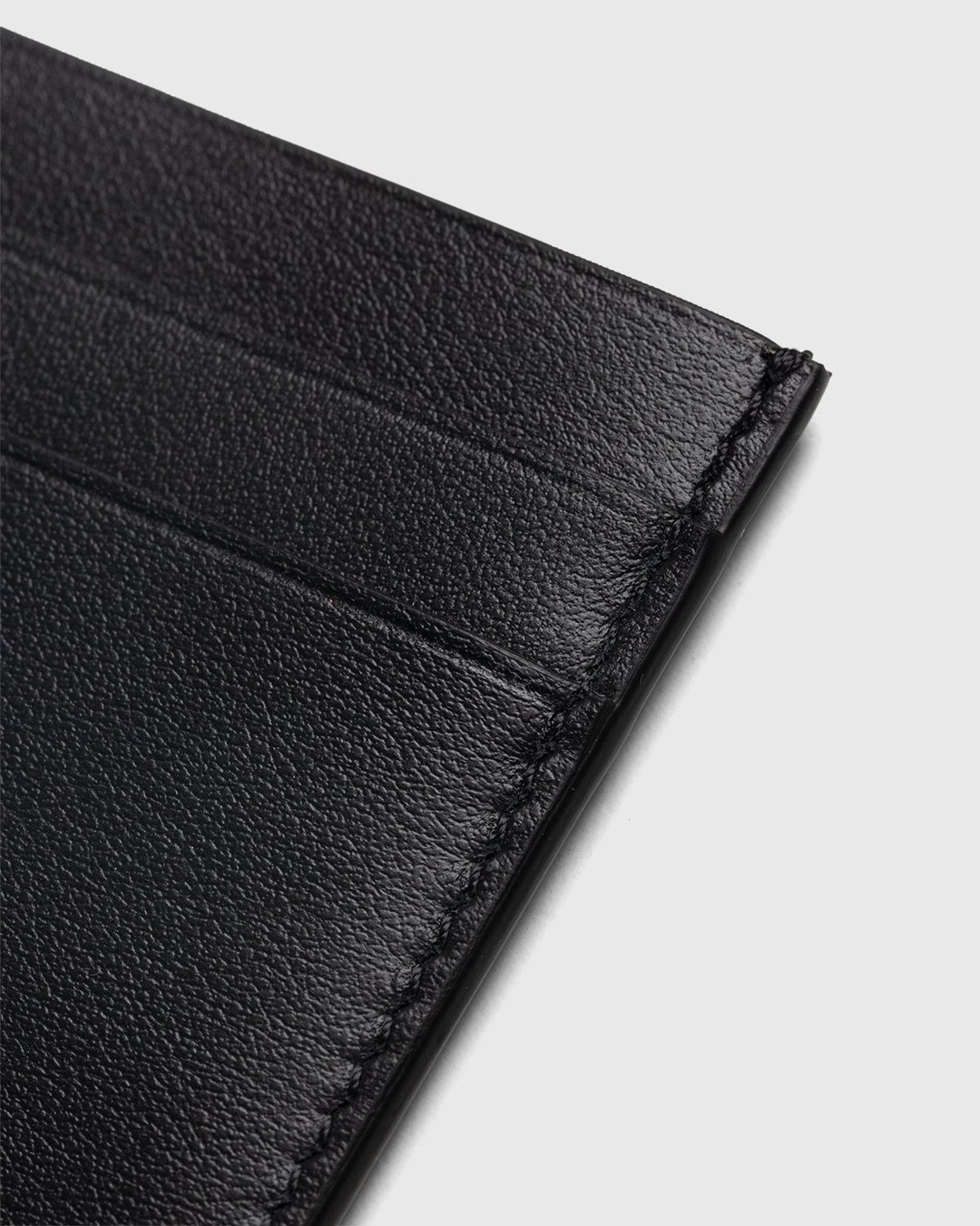 Jil Sander – Leather Card Holder Black - Wallets - Black - Image 3