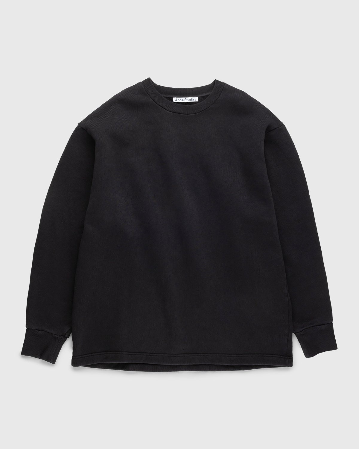 Acne Studios – Logo Sweatshirt Black - Sweats - Black - Image 2