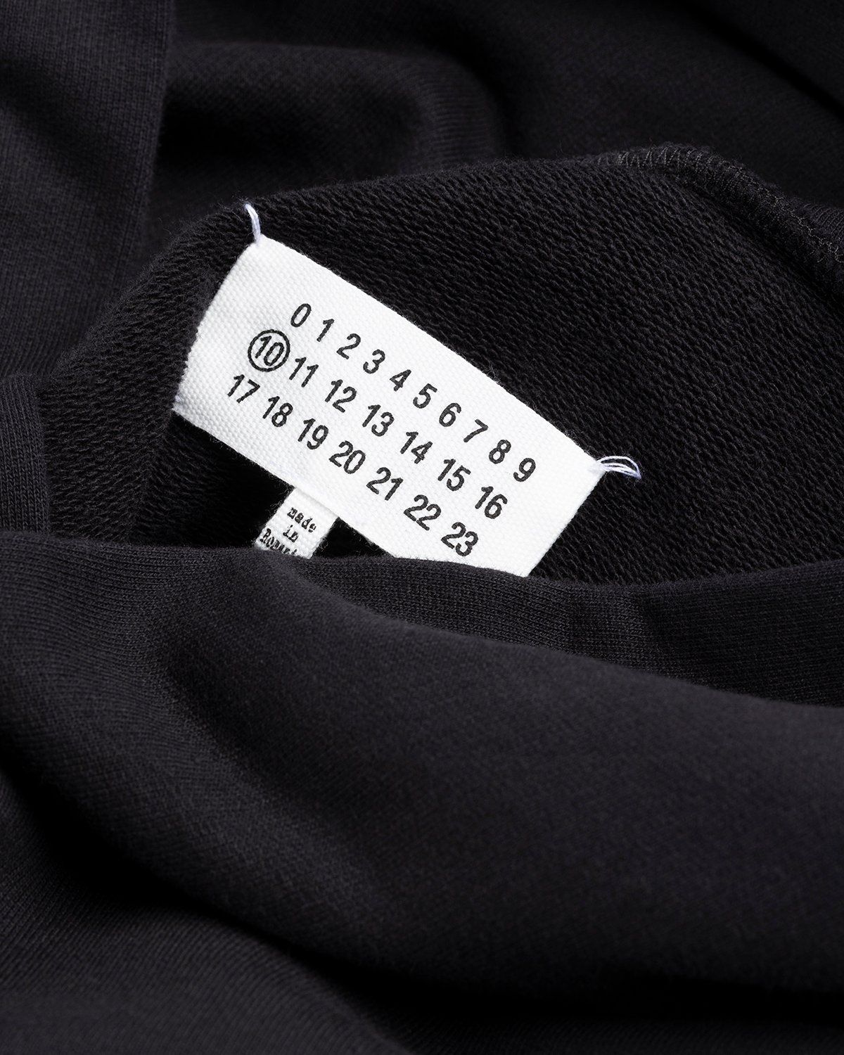 Maison Margiela – Logo Hoodie Black - Sweats - Black - Image 7