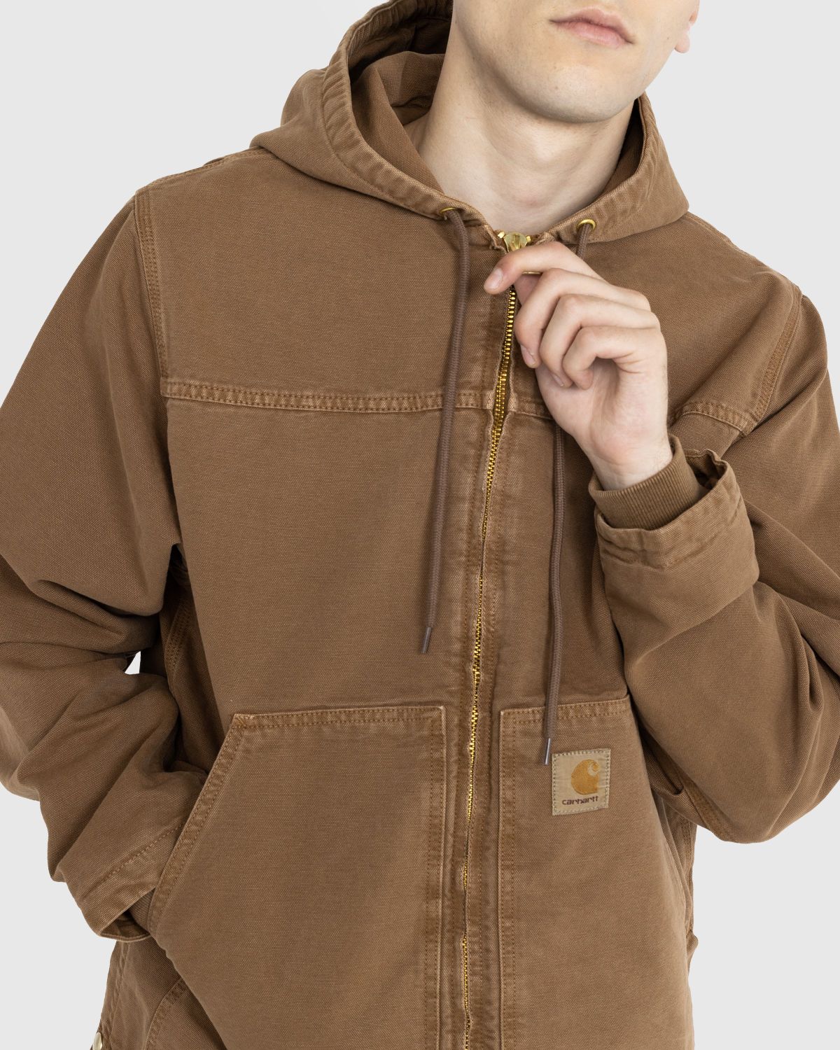 Carhartt WIP – Arling Jacket Faded Tamarind - Outerwear - Brown - Image 4