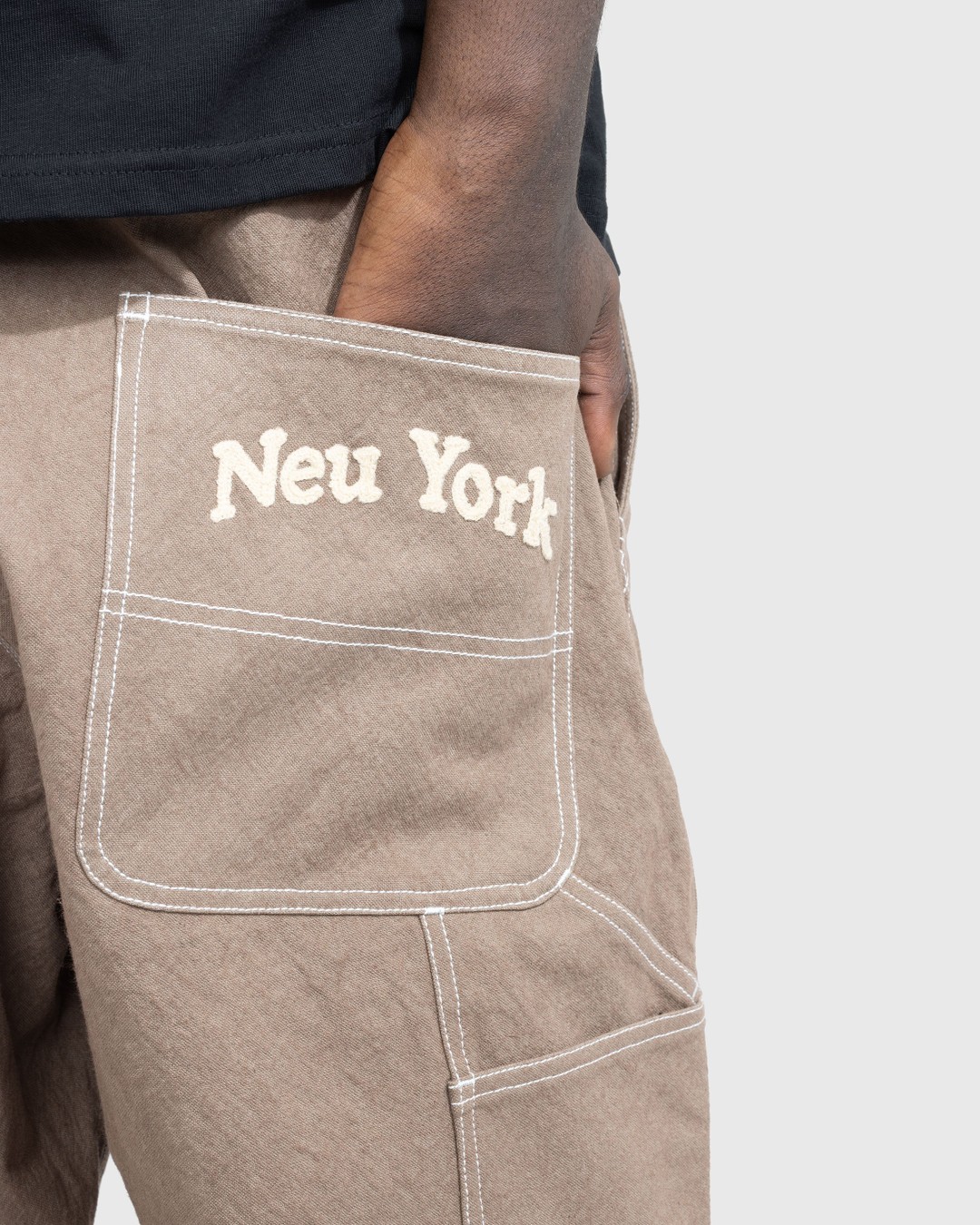 Highsnobiety – Neu York Carpenter Pants Brown - Pants - Brown - Image 5