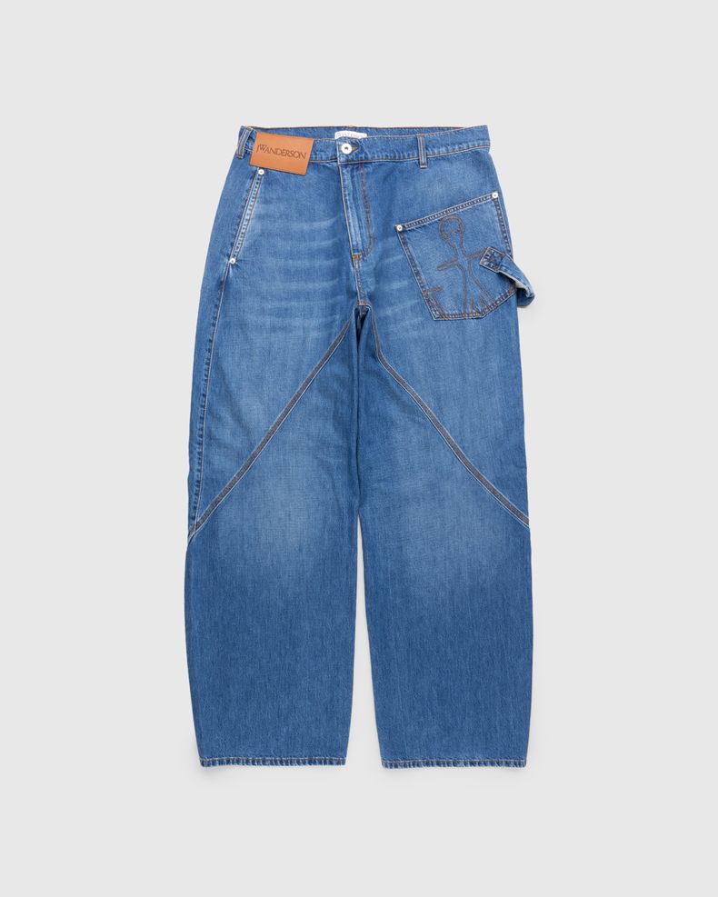 J.W. Anderson – Twisted Workwear Jeans Blue