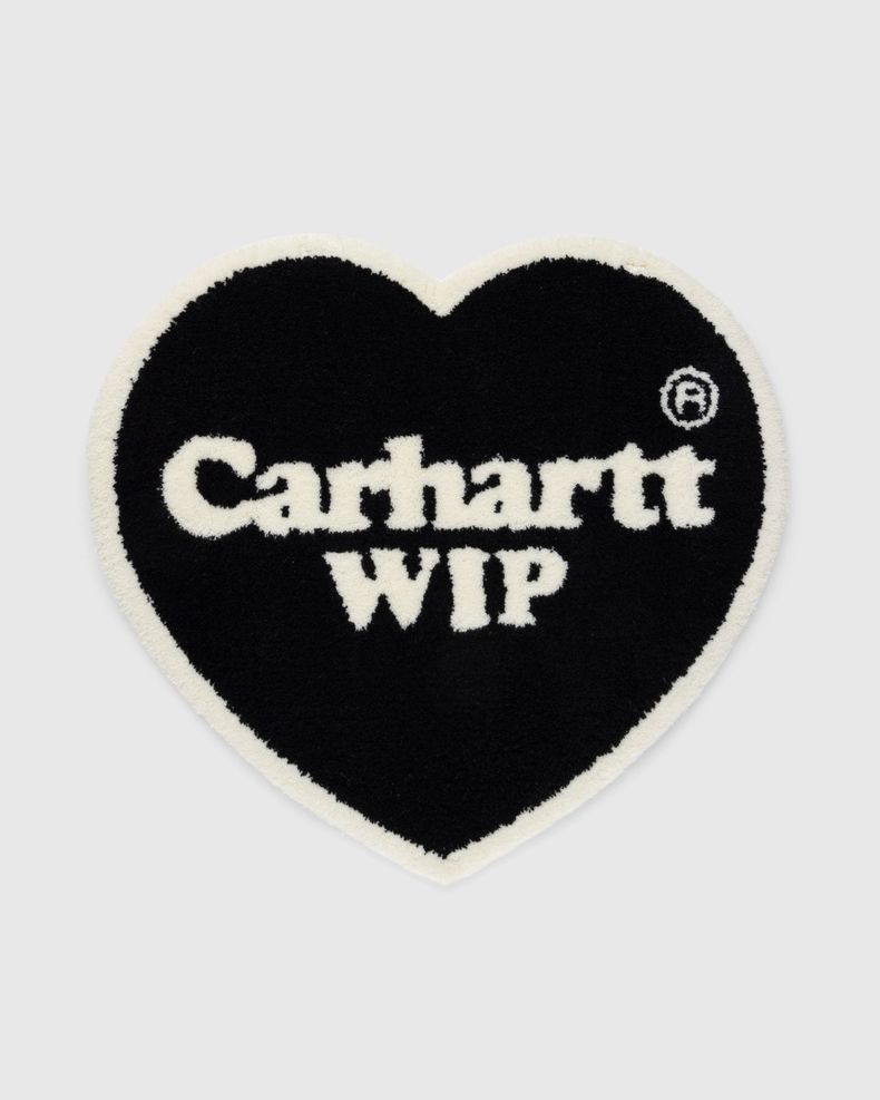 Heart Rug Black