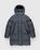 Garment-Dyed Long Jacket Lead Grey