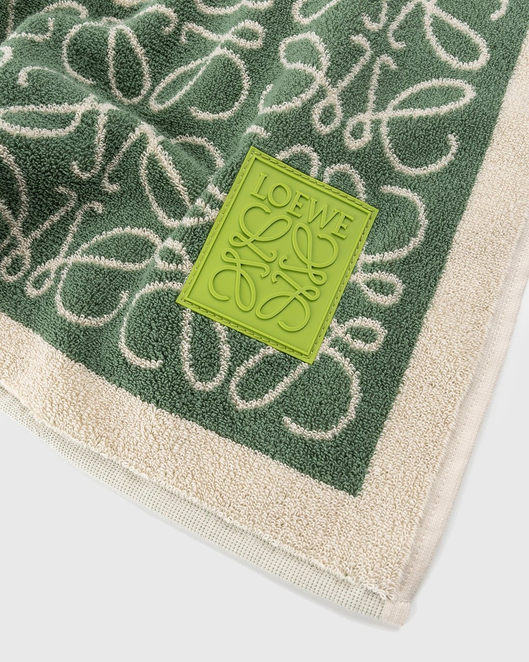 Loewe – Paula's Ibiza Anagram Towel Green - Towels - Green - Image 5