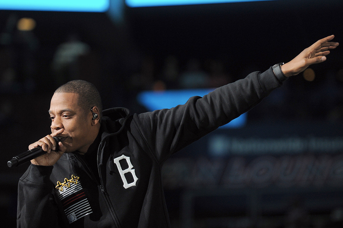 Jay-Z performing at Rock the Vote 2012
