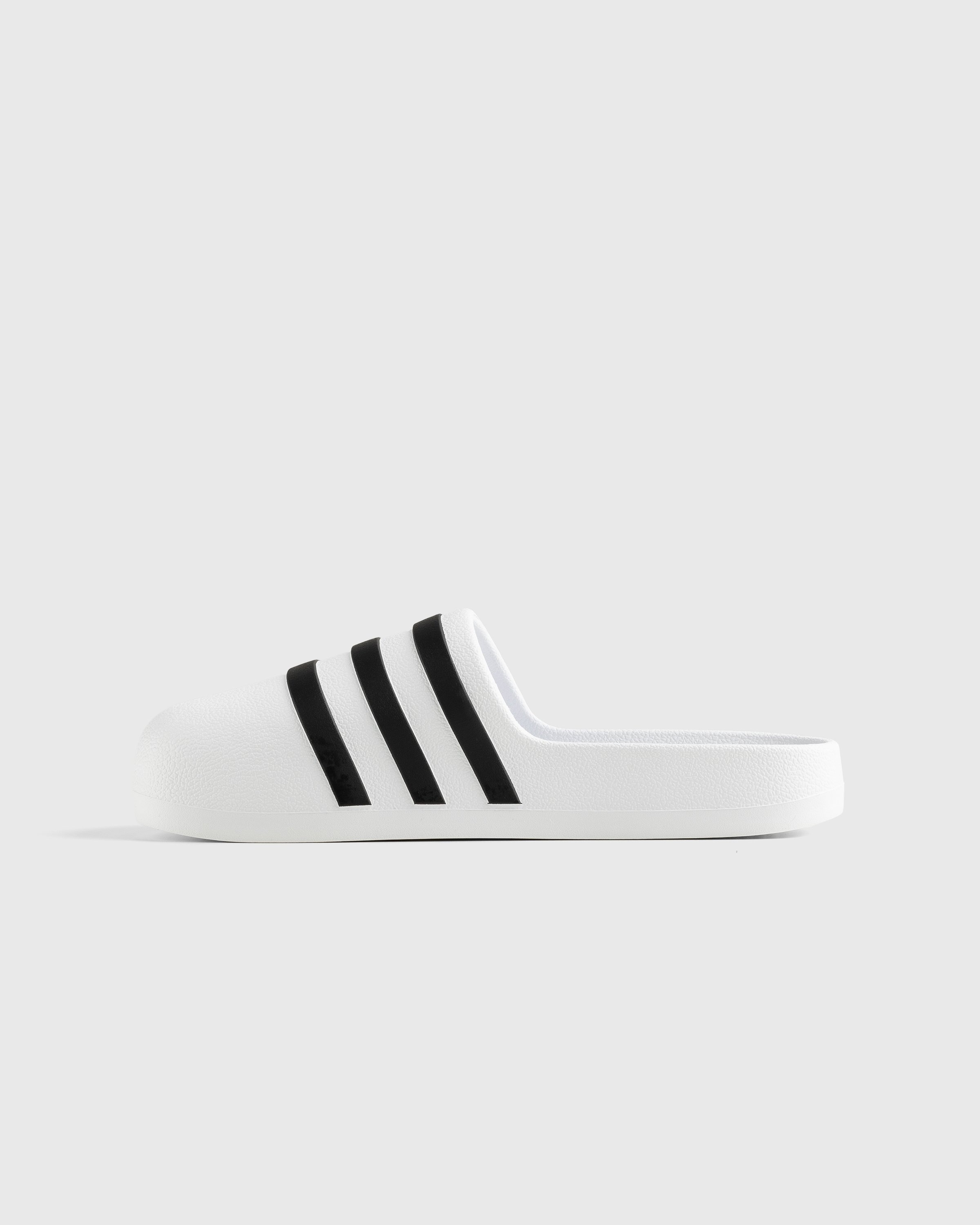 Adidas – Adifom Adilette White/Black/White - Sandals - White - Image 2