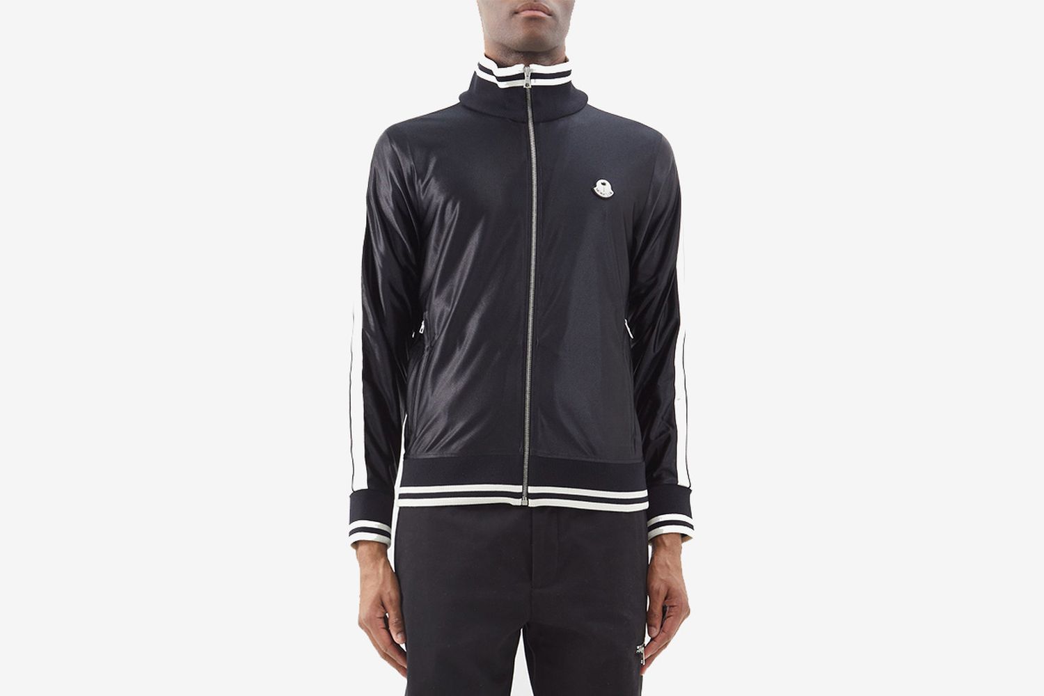 Logo-patch Striped Track Jacket