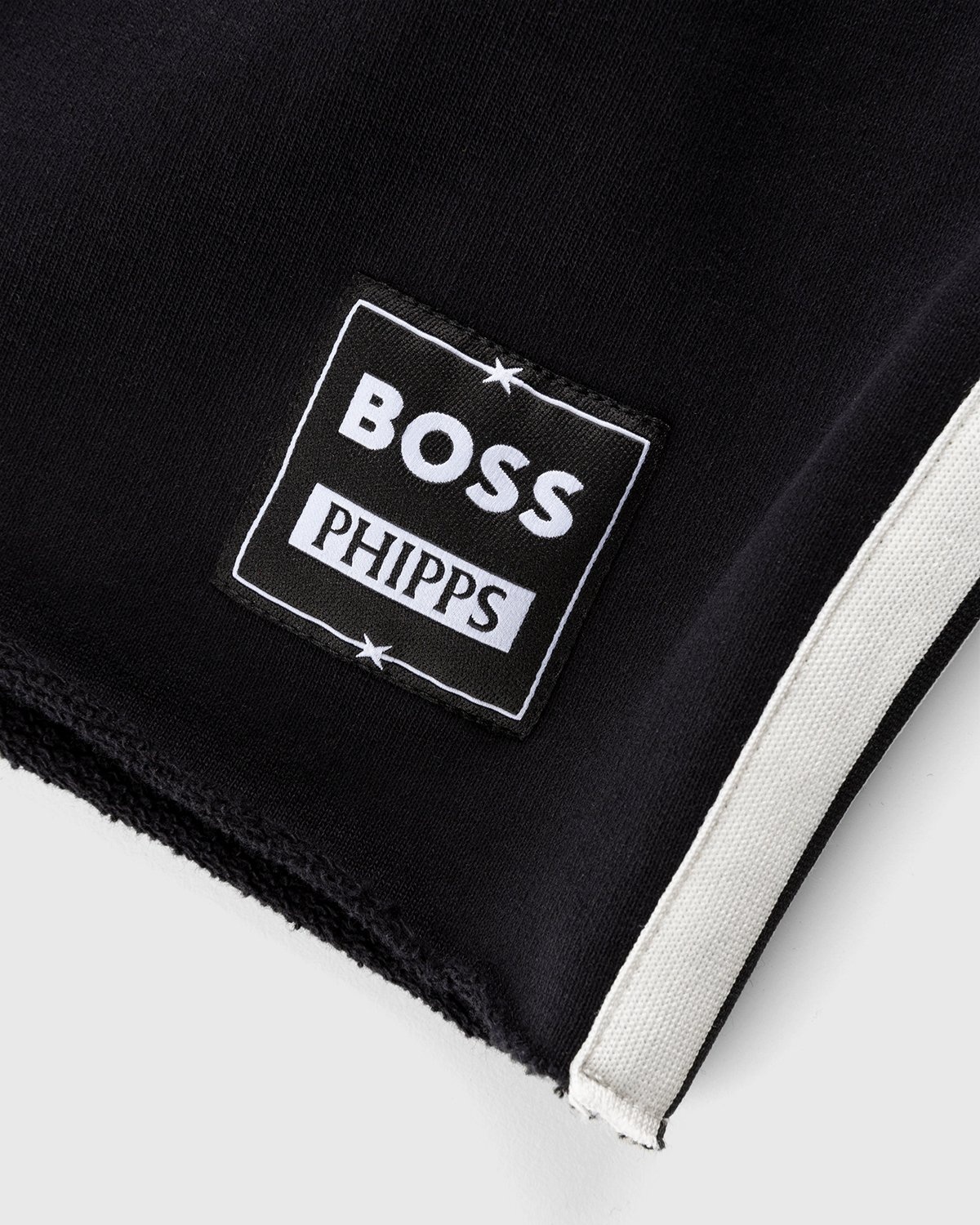 BOSS x Phipps – Organic Cotton Shorts Black - Sweatshorts - Black - Image 3
