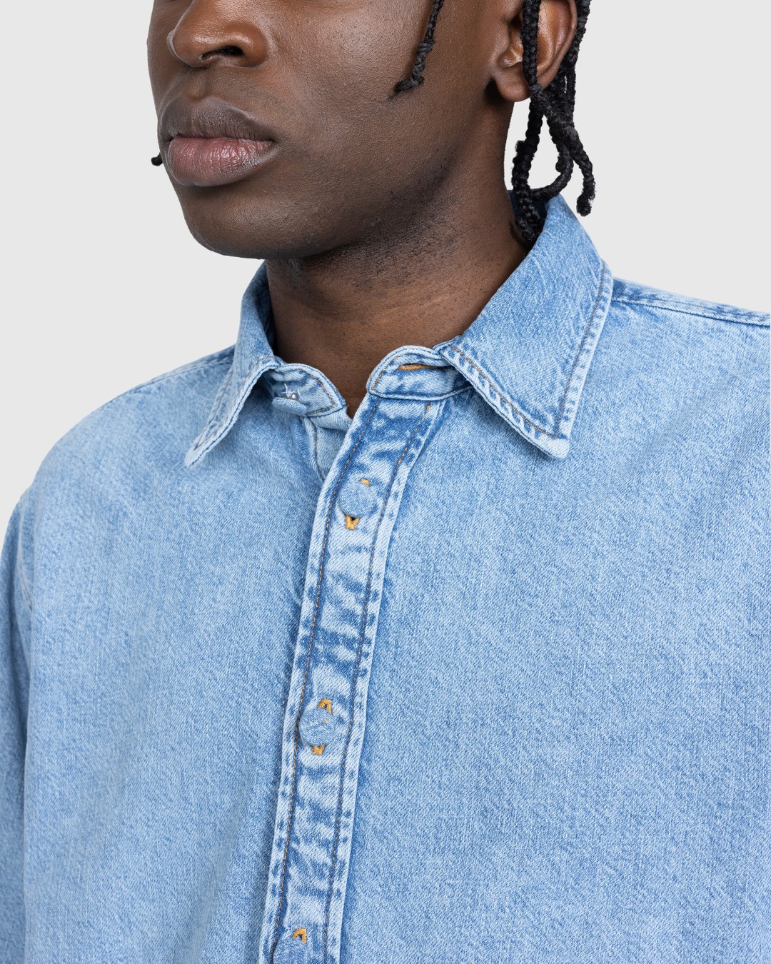 Blue jean button up outlet