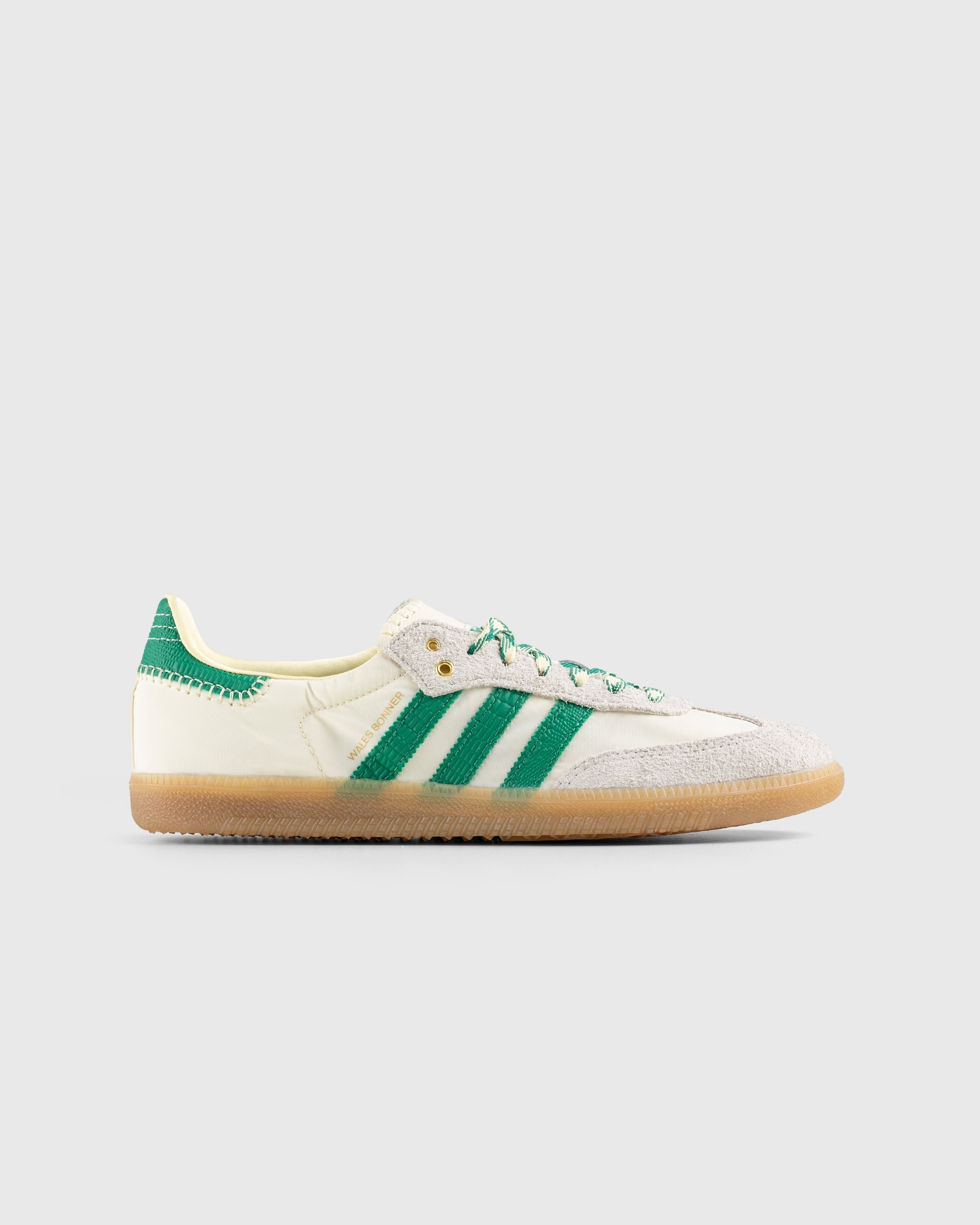Adidas x Wales Bonner – WB Samba Cream White/Bold Green/Easy Yellow - Low Top Sneakers - Beige - Image 1
