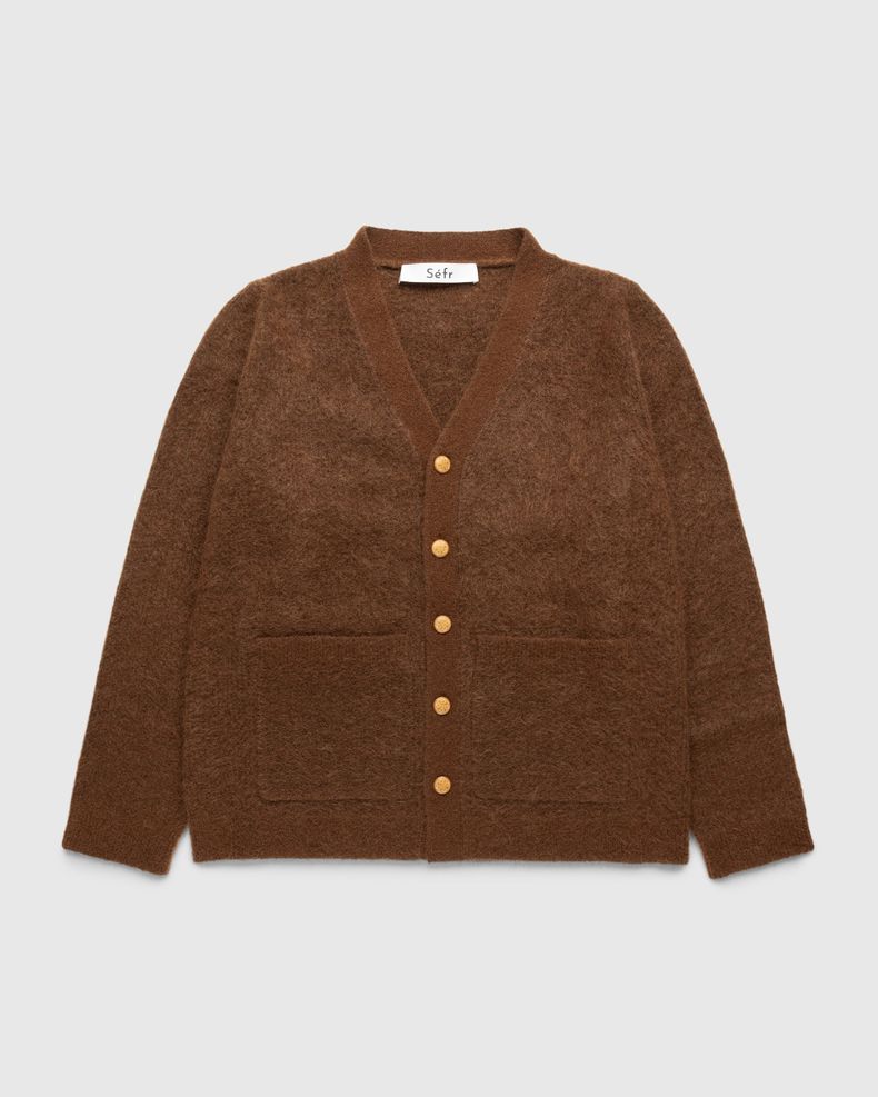 Kaito Cardigan Brown Mohair