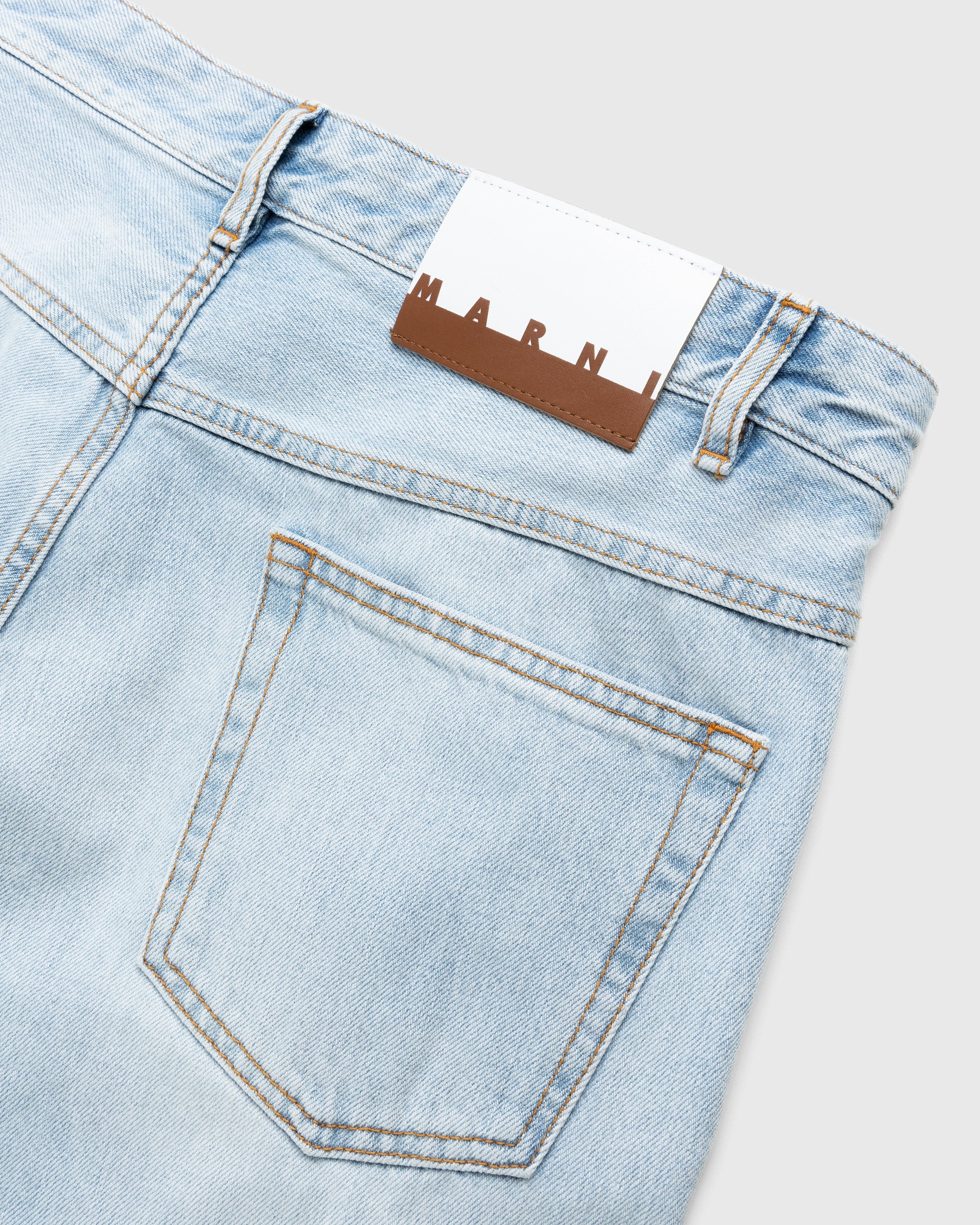 Marni – Daisy Denim Pants Light Blue - Pants - Blue - Image 3