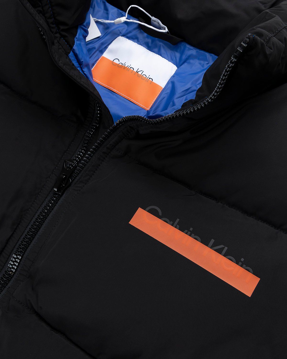 Heron Preston x Calvin Klein Mens Puffer Coat Black Highsnobiety Shop